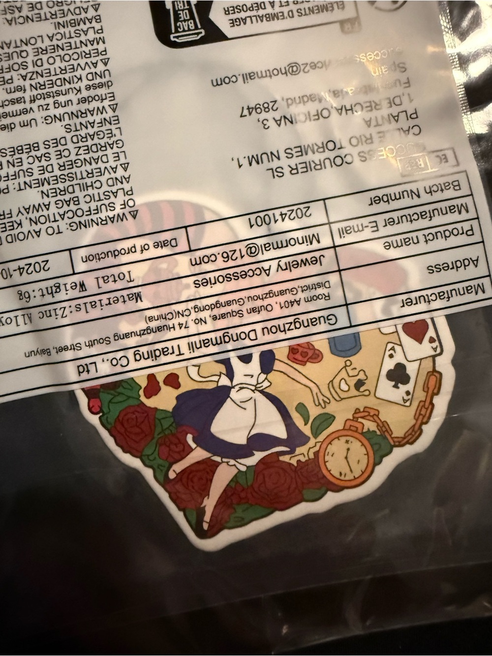 🌟Pick Any 3/$10 Sale Alice In Wonderland Air Freshener - Picture 3 of 4